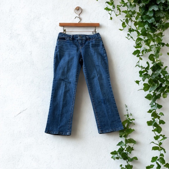 Bandolino  Mandie Women's Straight Leg Blue Jeans - Picture 1 of 11